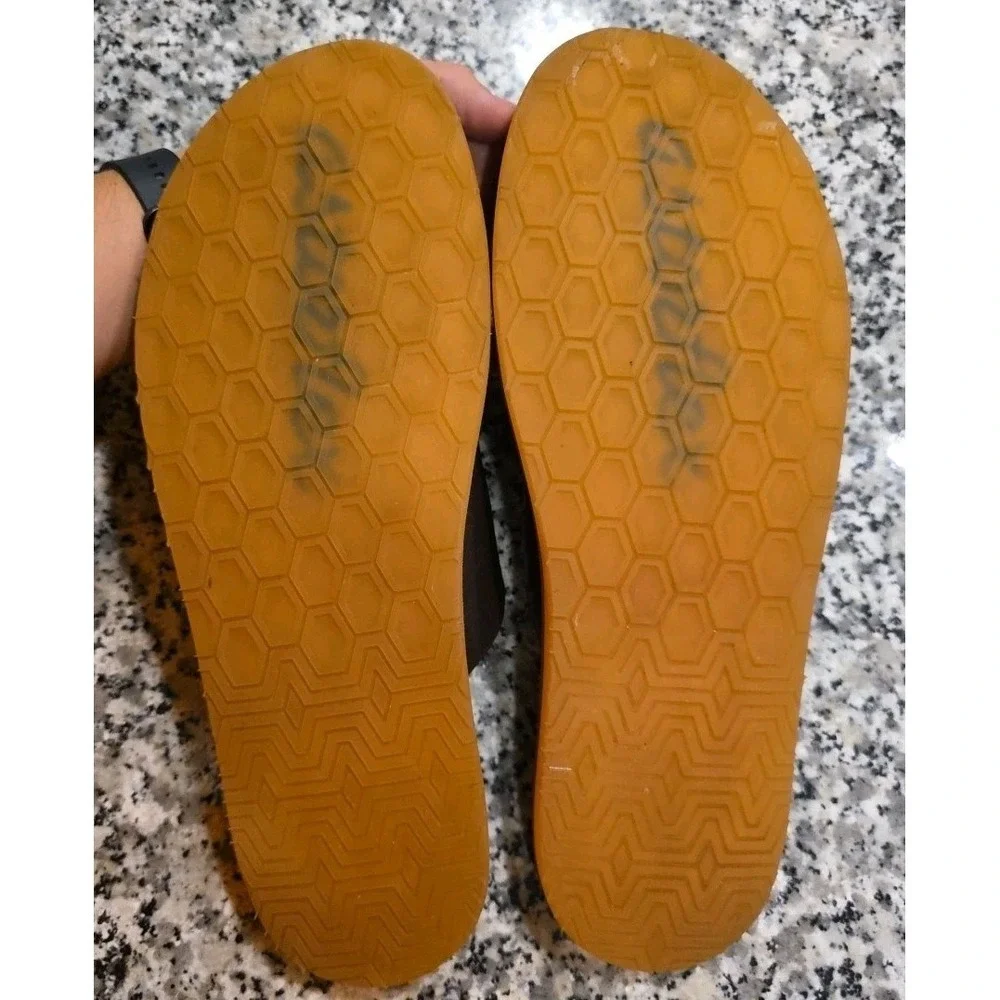 NICE Astorflex Haichflex Brown Leather Sandals Size 44 Made In Italy Vera Pelle